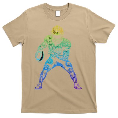 Football Apparel Center Player Coach Football T-Shirt
