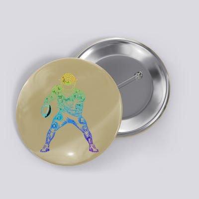 Football Apparel Center Player Coach Football Button