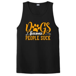 Funny And Cute Dogs Are My Favorite People Dog Owners Design Gift PosiCharge Competitor Tank