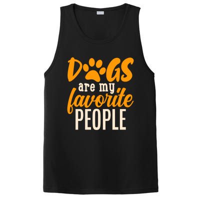 Funny And Cute Dogs Are My Favorite People Dog Owners Design Great Gift PosiCharge Competitor Tank