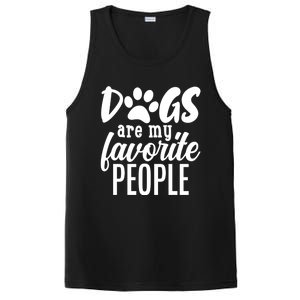 Funny And Cute Dogs Are My Favorite People Dog Owners Design Gift PosiCharge Competitor Tank