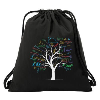 Funny Ap Calculus Algebra Tree Math Teacher Nerd Geek Drawstring Bag