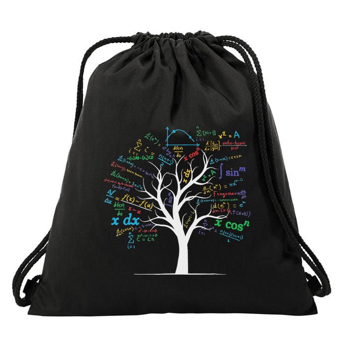 Funny Ap Calculus Algebra Tree Math Teacher Nerd Geek Drawstring Bag