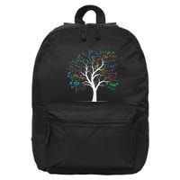Funny Ap Calculus Algebra Tree Math Teacher Nerd Geek 16 in Basic Backpack