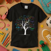 Funny Ap Calculus Algebra Tree Math Teacher Nerd Geek Kids T-Shirt