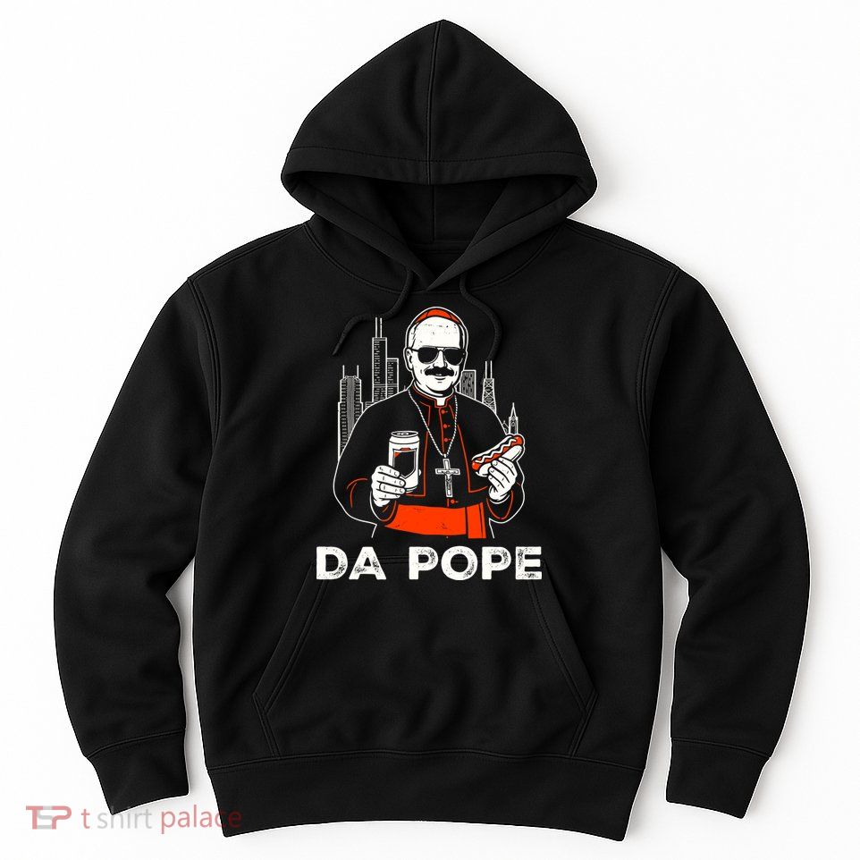 From America Chicago Da Pope Leo XIV Funny Vintage Hoodie