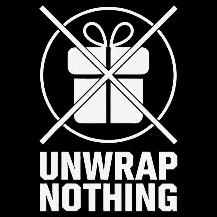 Funny Anti Christmas Grumpy Christmas Unwrap Nothing Flexfit Unipanel Trucker Cap