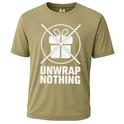 Funny Anti Christmas Grumpy Christmas Unwrap Nothing Performance Shirt