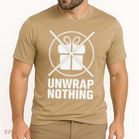 Funny Anti Christmas Grumpy Christmas Unwrap Nothing Performance Shirt