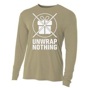 Funny Anti Christmas Grumpy Christmas Unwrap Nothing Cooling Performance Long Sleeve Crew