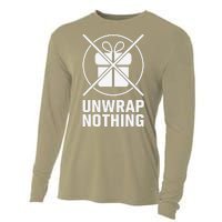 Funny Anti Christmas Grumpy Christmas Unwrap Nothing Cooling Performance Long Sleeve Crew