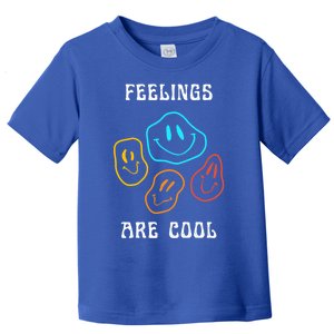 Feelings Are Cool Tal Health Cute Therapist Therapy Gift Toddler T-Shirt