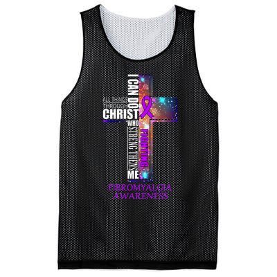 Fibromyalgia Awareness Christmas Gift Mesh Reversible Basketball Jersey Tank