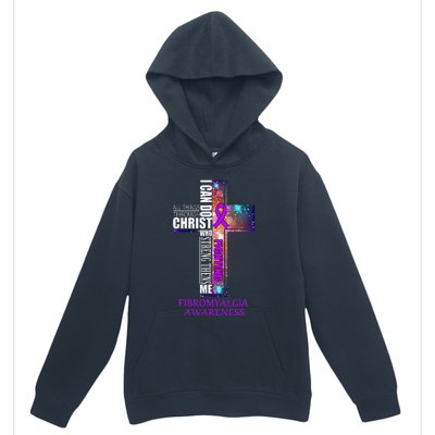 Fibromyalgia Awareness Christmas Gift Urban Pullover Hoodie