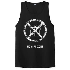 Funny Anti Christmas Grumpy Christmas No Gift Zone PosiCharge Competitor Tank