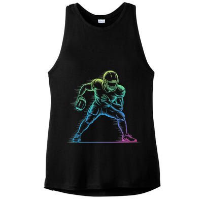 Football Apparel Center Player Coach Football Ladies PosiCharge Tri-Blend Wicking Tank