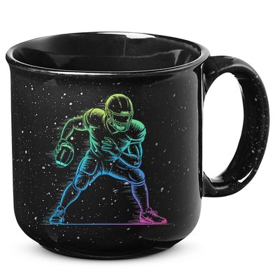 Football Apparel Center Player Coach Football 15oz Campfire Ceramic Mug