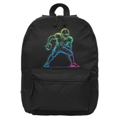 Football Apparel Center Player Coach Football 16 in Basic Backpack