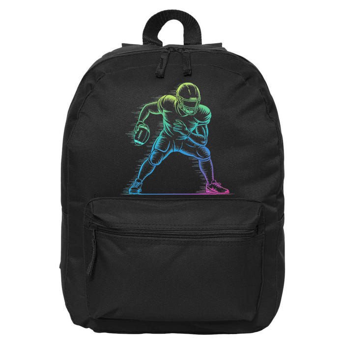 Football Apparel Center Player Coach Football 16 in Basic Backpack