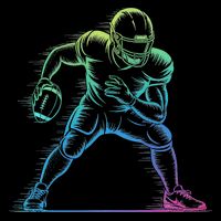 Football Apparel Center Player Coach Football 16 in Basic Backpack