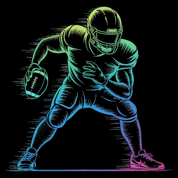 Football Apparel Center Player Coach Football 16 in Basic Backpack