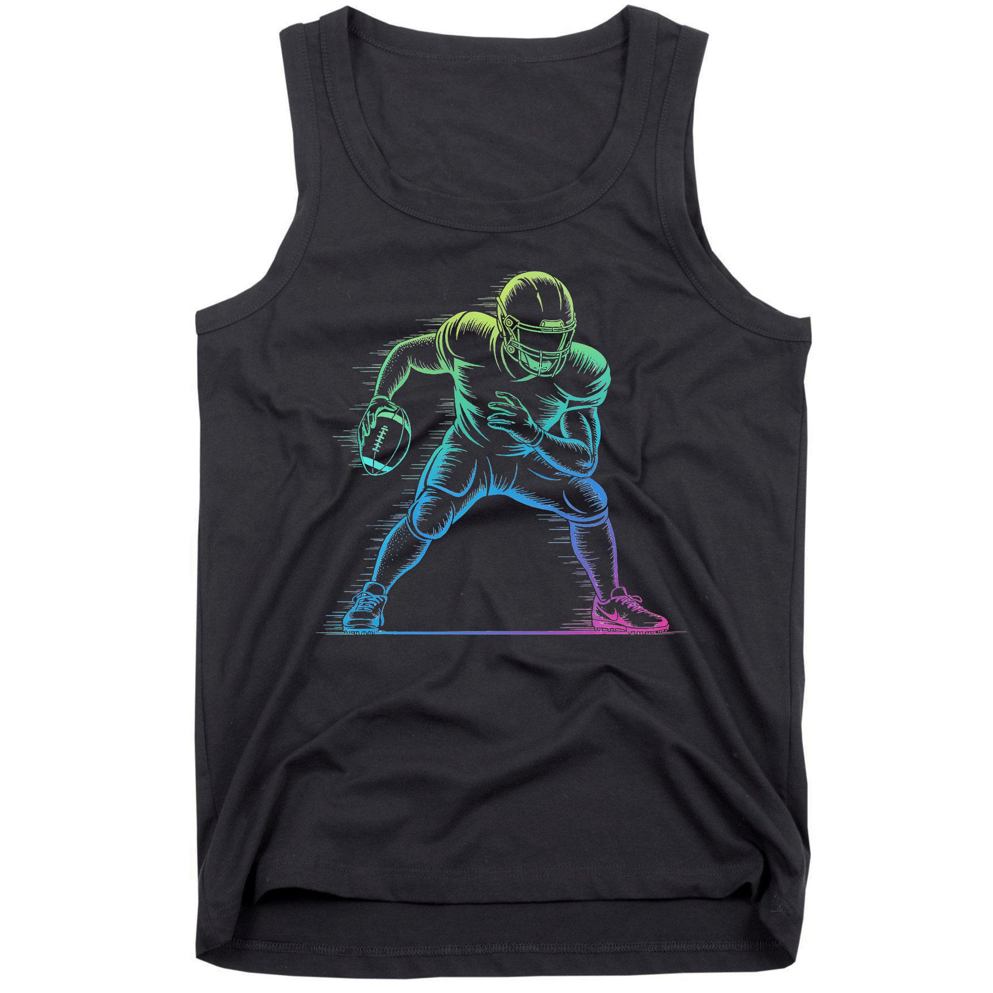 Football Apparel Center Player Coach Football Tank Top