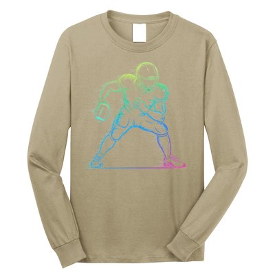 Football Apparel Center Player Coach Football Long Sleeve Shirt