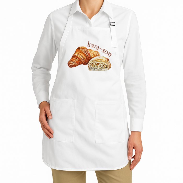 French Accents Croissant Lover Kwa Son Cute Funny Cotton Polyeste Apron