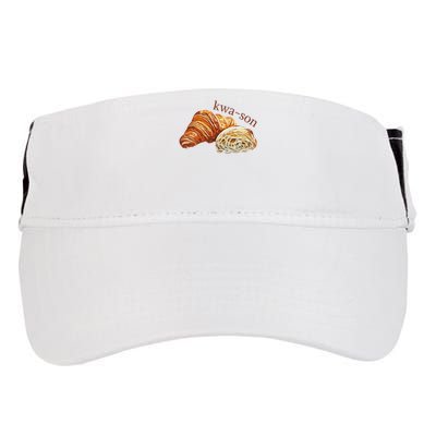 French Accents Croissant Lover Kwa Son Cute Funny Cotton Polyeste Adult Drive Performance Visor