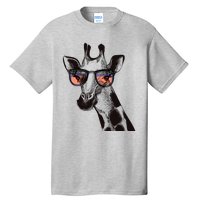 Fun And Cool Hipster Giraffe Animal LoverS Giraffe Tall T-Shirt