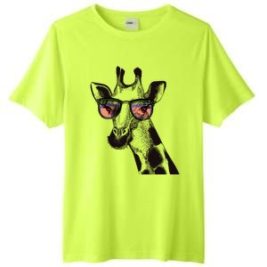 Fun And Cool Hipster Giraffe Animal LoverS Giraffe Tall Fusion ChromaSoft Performance T-Shirt