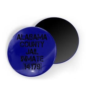 Funny Alabama County Jail Inmate Halloween Jail Costume Magnet