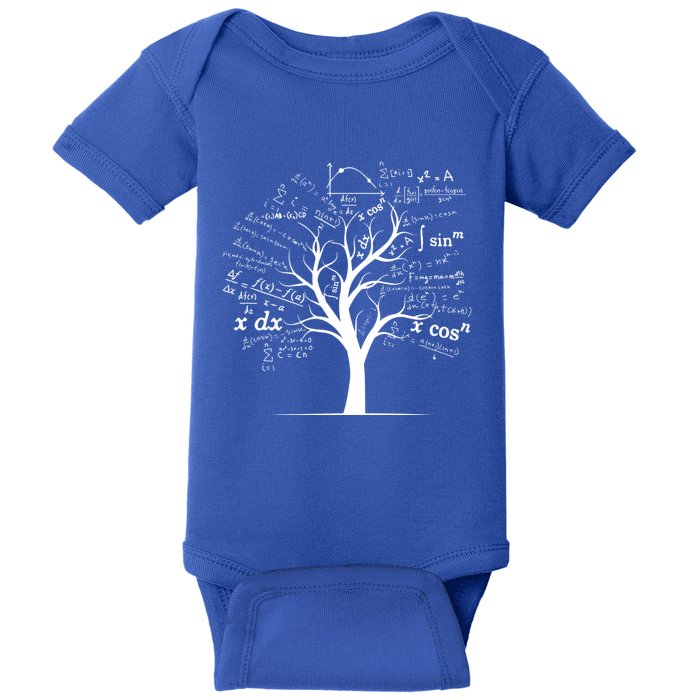 Funny Ap Calculus Algebra Tree Math Teacher Nerd Geek Funny Gift Baby Bodysuit