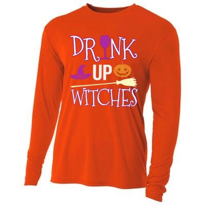 Funny And Cute Halloween Costume Up Witches Gift Cooling Performance Long Sleeve Crew