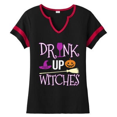 Funny And Cute Halloween Costume Up Witches Gift Ladies Halftime Notch Neck Tee