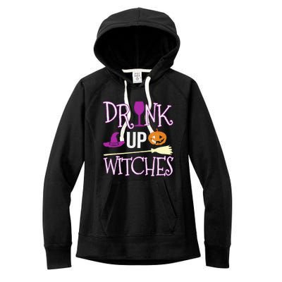 Funny And Cute Halloween Costume Up Witches Gift Women's Fleece Hoodie