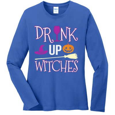 Funny And Cute Halloween Costume Up Witches Gift Ladies Long Sleeve Shirt