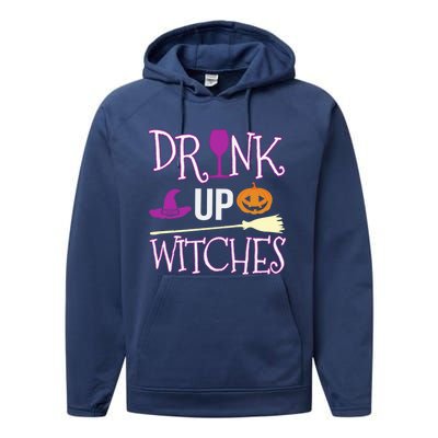 Funny And Cute Halloween Costume Up Witches Gift Performance Fleece Hoodie