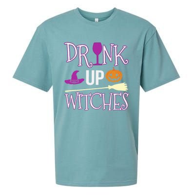 Funny And Cute Halloween Costume Up Witches Gift Sueded Cloud Jersey T-Shirt