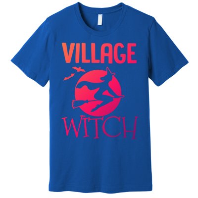 Funny And Cute Village Witch Halloween Costume Gift Premium T-Shirt