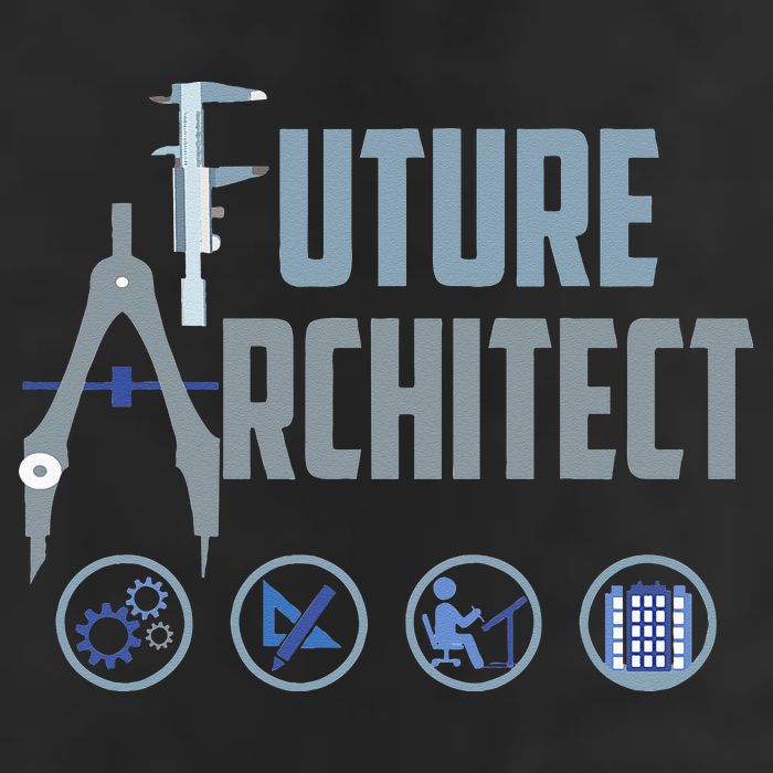 Future Architect Cute Landscape Artists Funny 7 Panel Mesh Trucker Snapback Hat