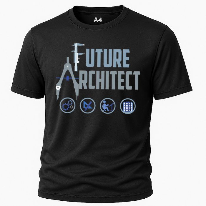 Future Architect Cute Landscape Artists Funny Cooling Performance Crew T-Shirt