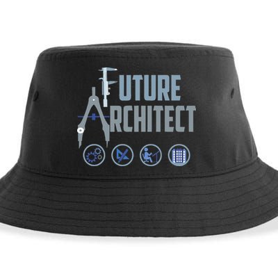 Future Architect Cute Landscape Artists Funny Sustainable Bucket Hat