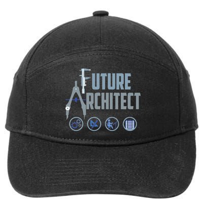 Future Architect Cute Landscape Artists Funny 7-Panel Snapback Hat