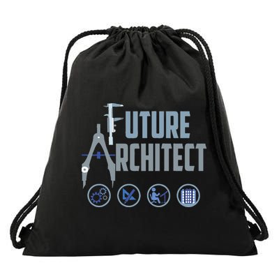 Future Architect Cute Landscape Artists Funny Drawstring Bag