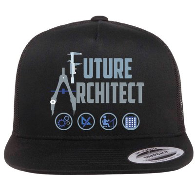 Future Architect Cute Landscape Artists Funny Flatbill Hat