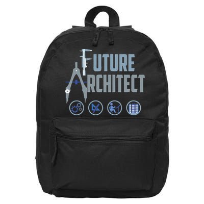 Future Architect Cute Landscape Artists Funny 16 in Basic Backpack