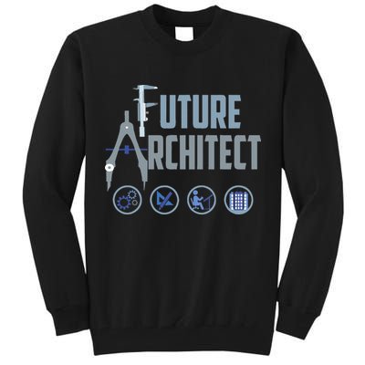 Future Architect Cute Landscape Artists Funny Tall Sweatshirt