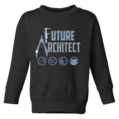 Future Architect Cute Landscape Artists Funny Toddler Sweatshirt