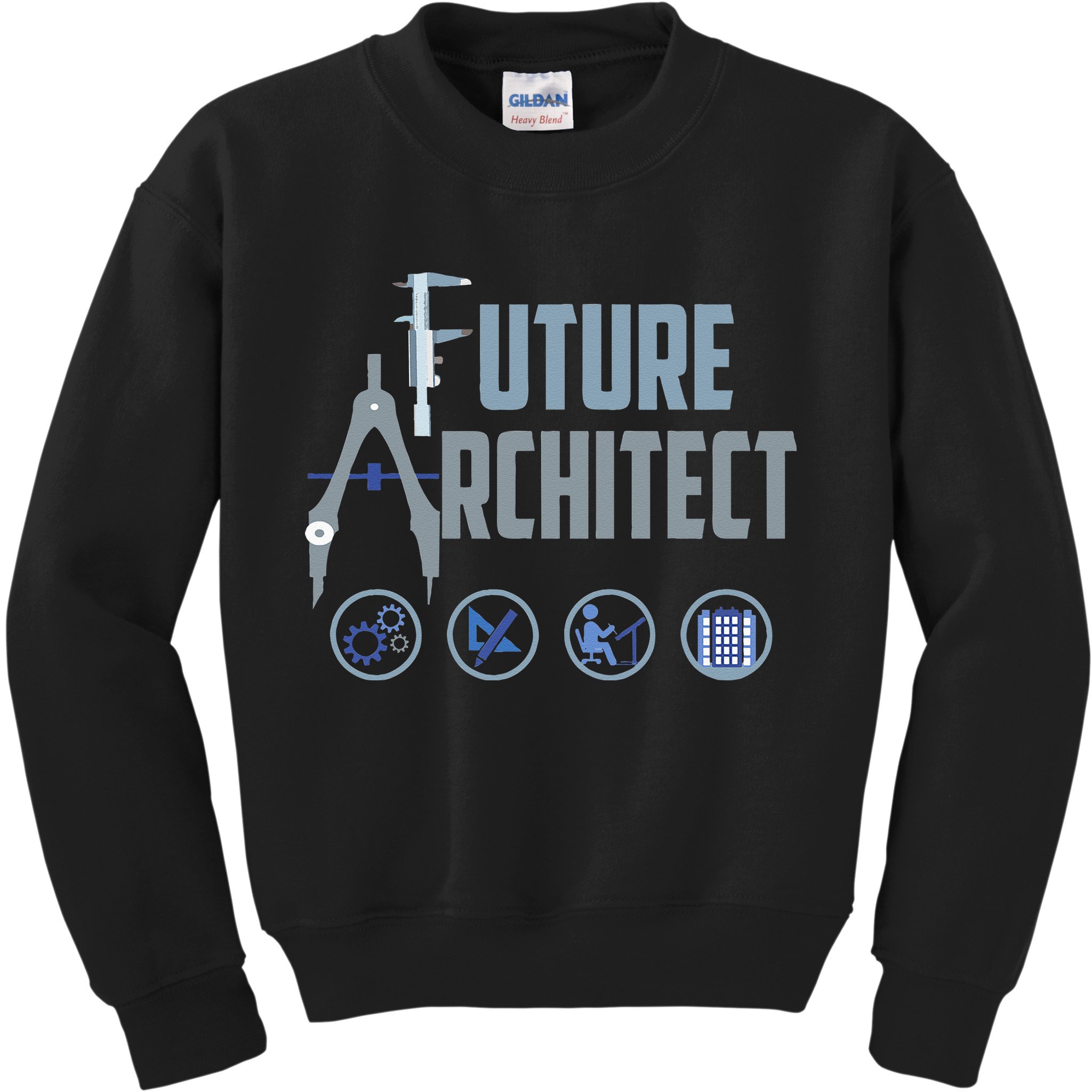 Future Architect Cute Landscape Artists Funny Kids Sweatshirt